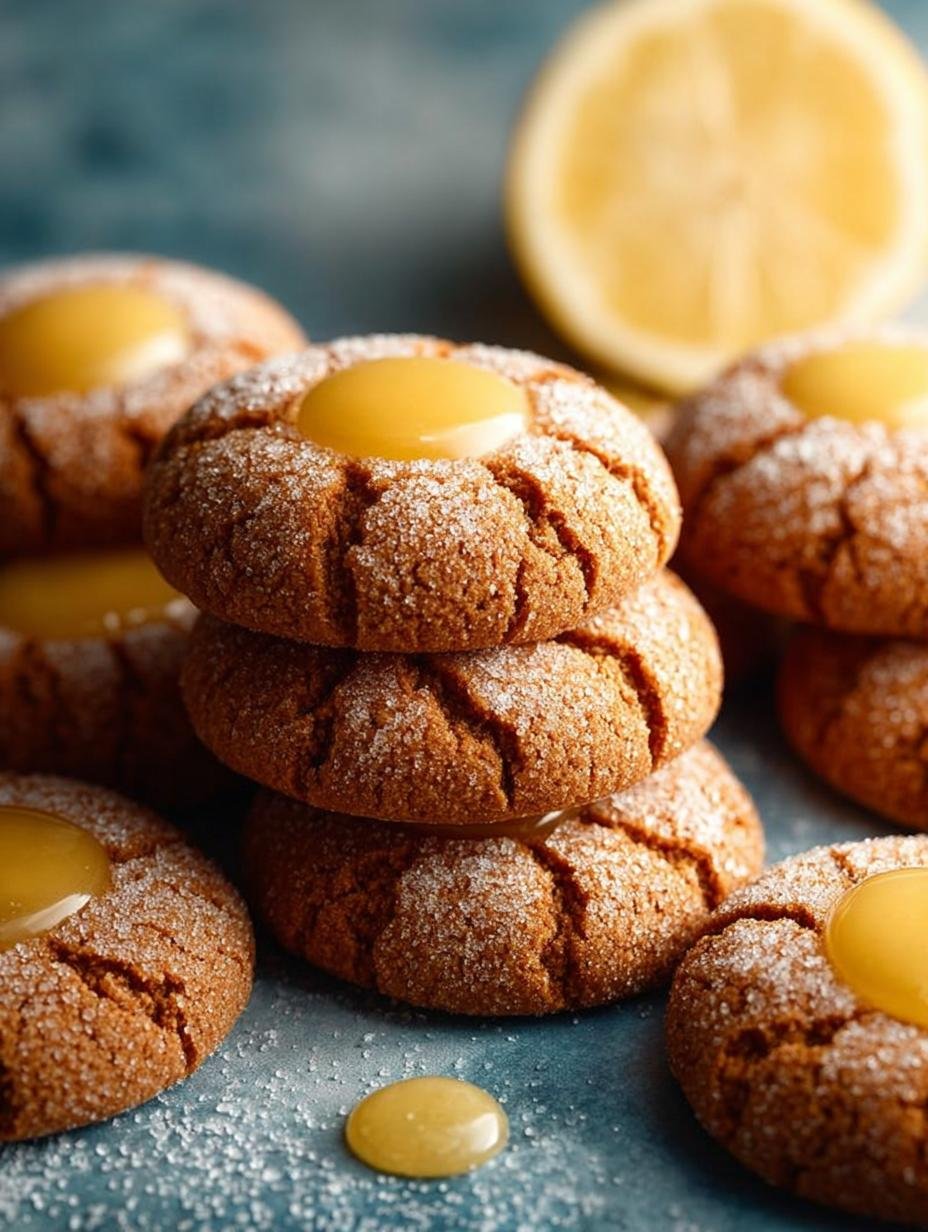 Delicious Gingerbread Crinkle Cookies for the Holidays 2 Delicious Gingerbread Crinkle Cookies for the Holidays - Gingerbread Crinkle Cookies - additional detail