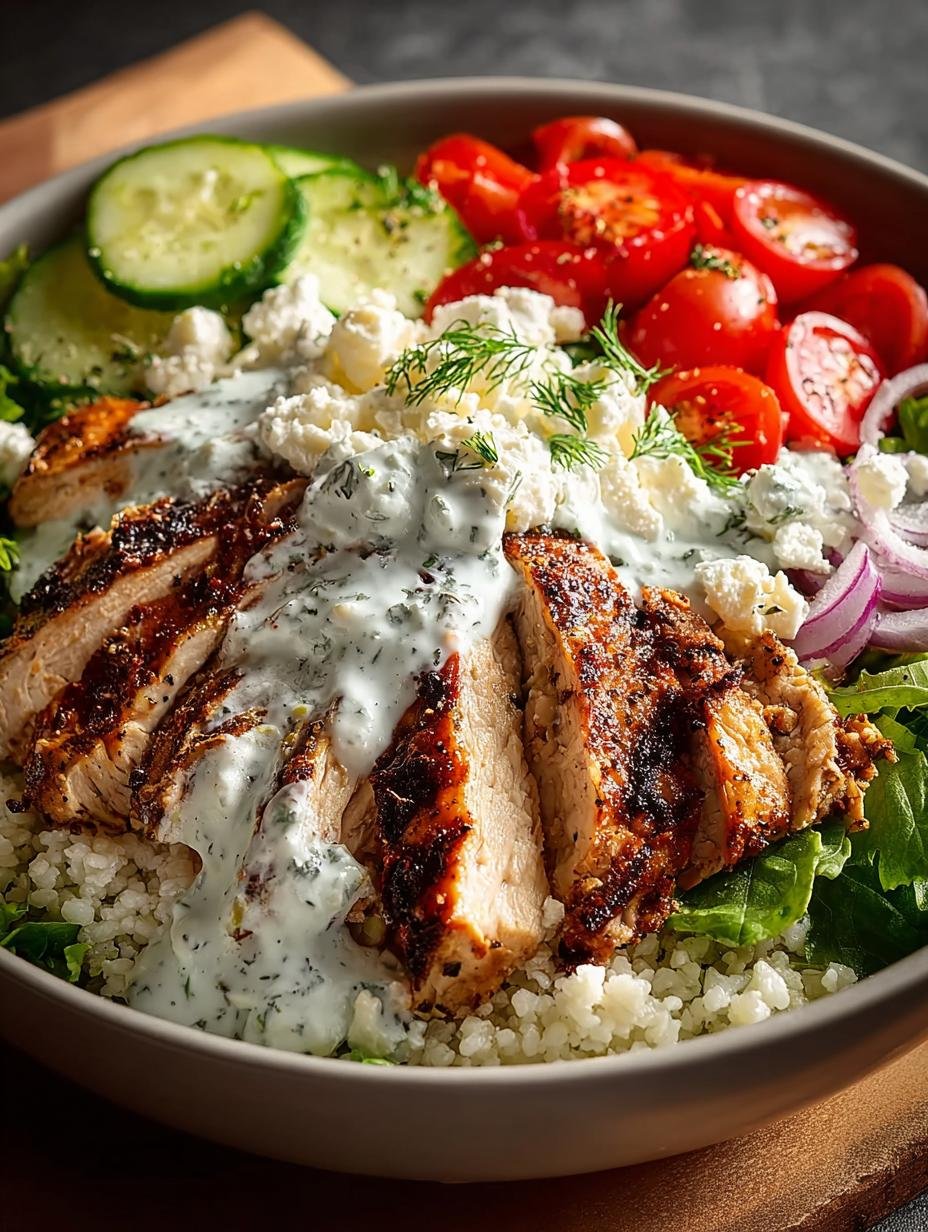 Greek Chicken Bowls Fresh