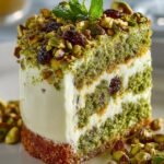 Indulge Pistachio Mascarpone Layer Cake Delight 3 Indulge Pistachio Mascarpone Layer