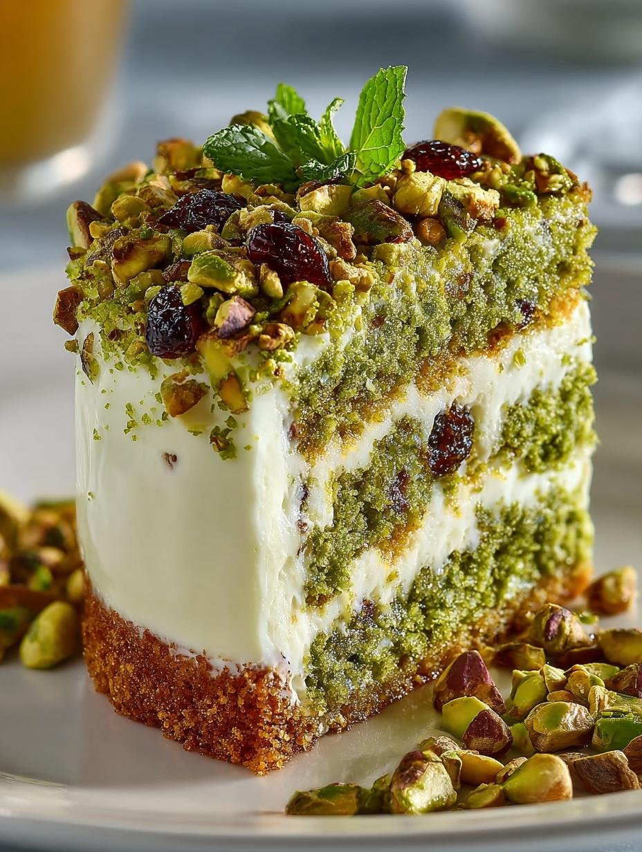 Indulge Pistachio Mascarpone Layer