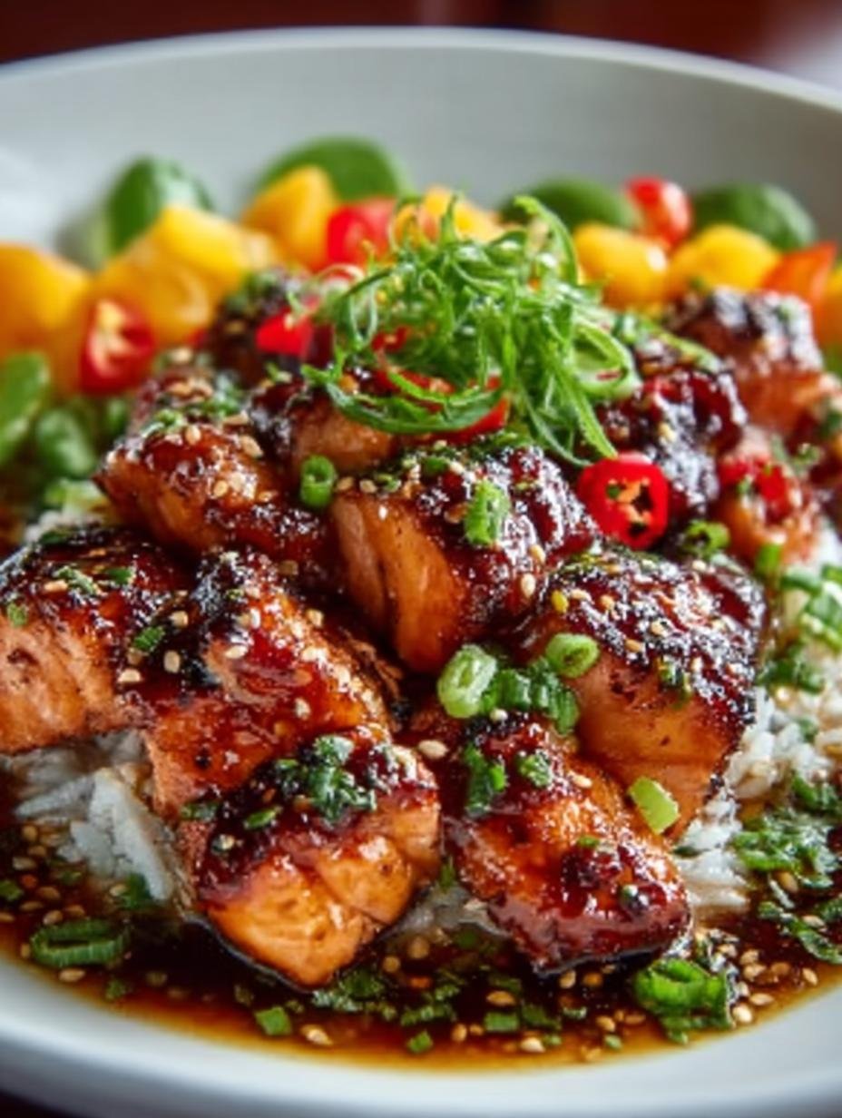 Irresistible Sweet Savory Asian Mango Chicken Twists - Irresistible Sweet Savory Asian - additional detail