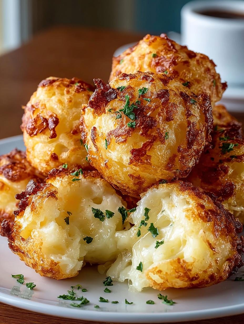 Mashed Potato Cheese Puffs