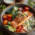 Mediterranean Salmon Bowls