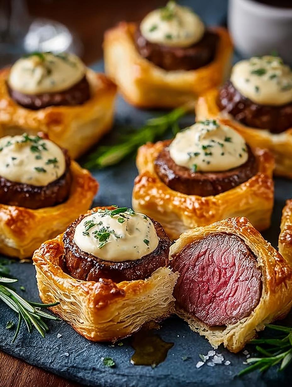 Mini Beef Wellington Bites: 12 Irresistible Appetizers - Mini Beef Wellington Bites - additional detail