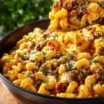One Pot Cheeseburger Pasta: 30-Minute Comfort Meal 3 One Pot Cheeseburger Pasta