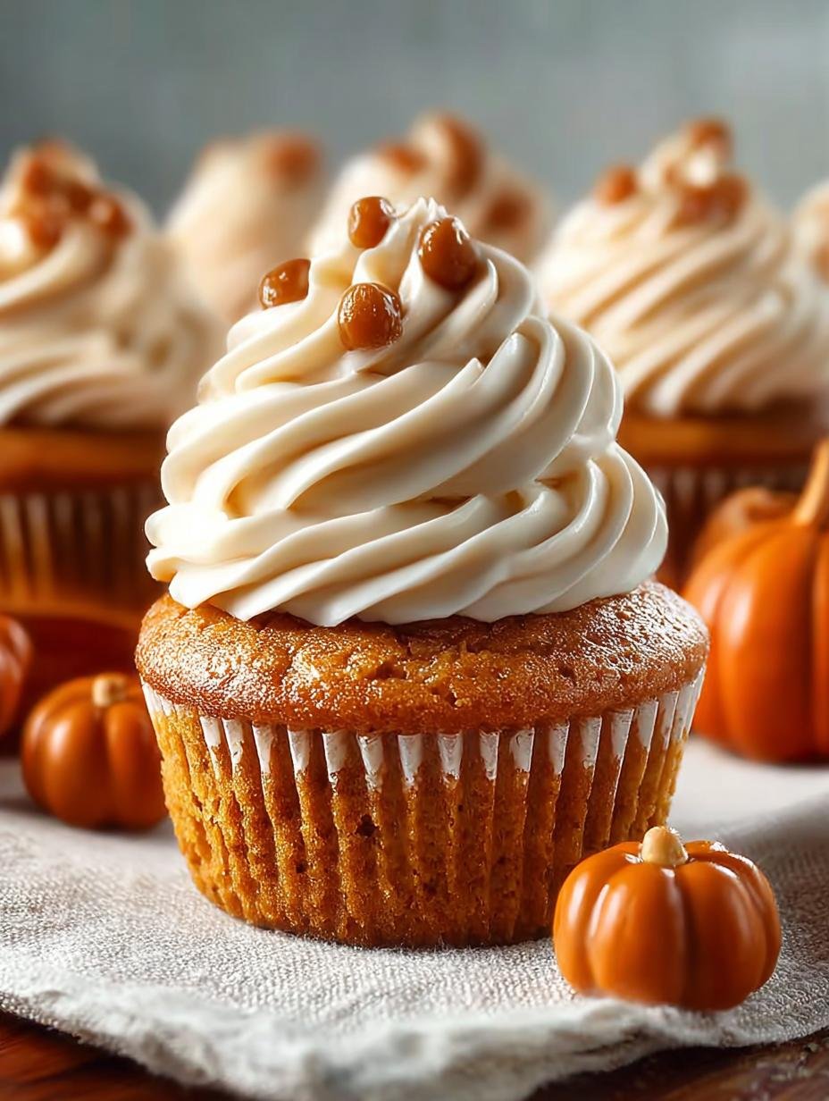 Delicious Pumpkin Pie Cupcakes That Will Delight You - Pumpkin Pie Cupcakes - additional detail