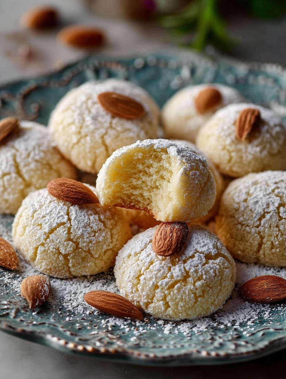 Soft Almond Lemon Amaretti