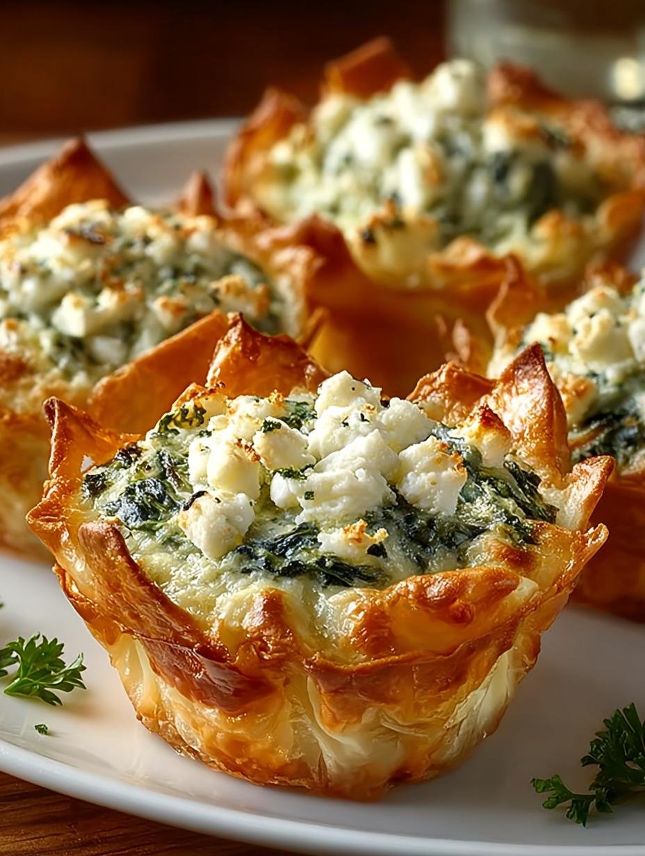 Spinach Artichoke Dip Cups
