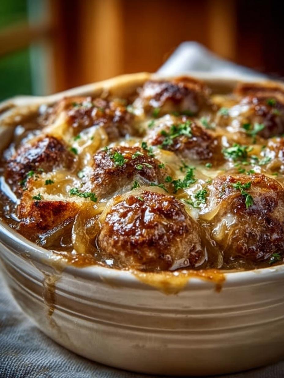 Thanksgiving Crockpot French Onion