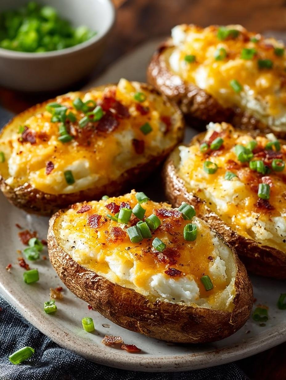 Twice Baked Potatoes with