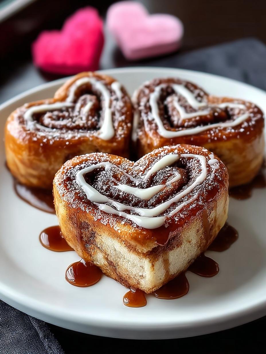Valentine Heart Shaped Cinnamon Rolls: 12 Ways to Delight - Valentine Heart Shaped Cinnamon - additional detail