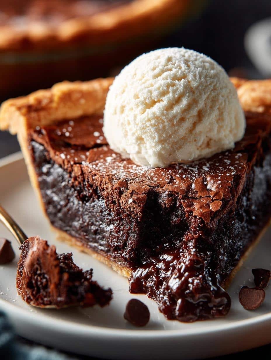 Chocolate Brownie Pie 1 Chocolate Brownie Pie
