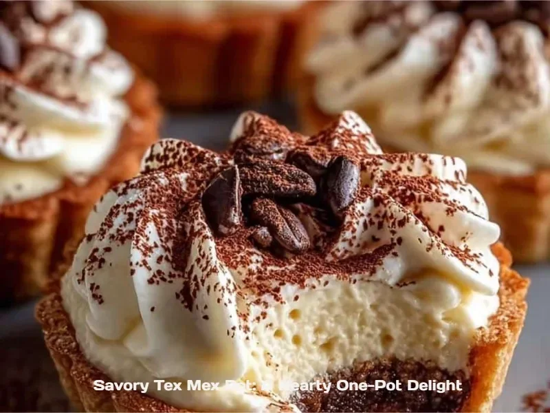 Savory Tex Mex Pot served in a bowl with fresh toppings