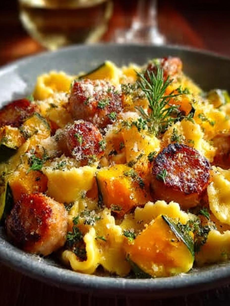 Autumn Sausage Pasta Squash: 7 Flavorful Steps 2 Autumn Sausage Pasta Squash: 7 Flavorful Steps - Autumn Sausage Pasta Squash - additional detail
