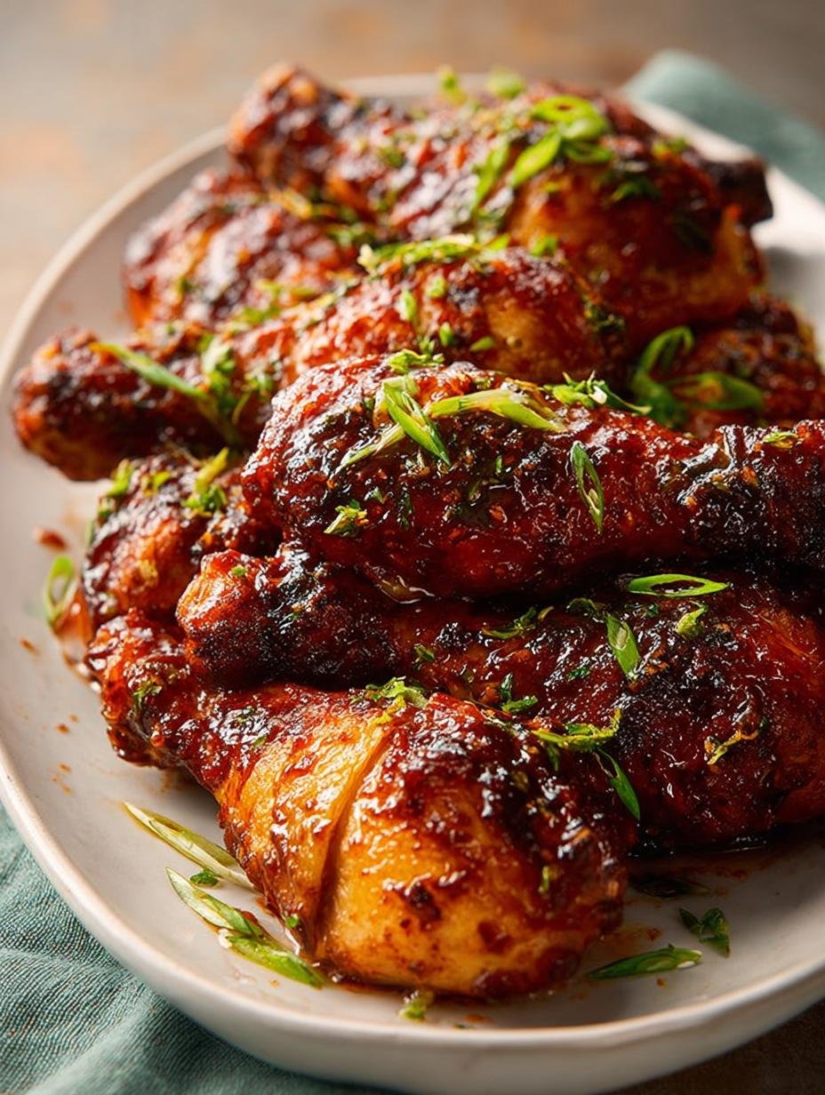 Baked BBQ Chicken Drumsticks with Cola Flavor - Baked Bbq Chicken Drumsticks - main visual representation