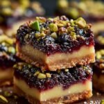 Indulge in 5 Irresistible Blackberry Pistachio Dream Bars 3 Blackberry Pistachio Dream Bars