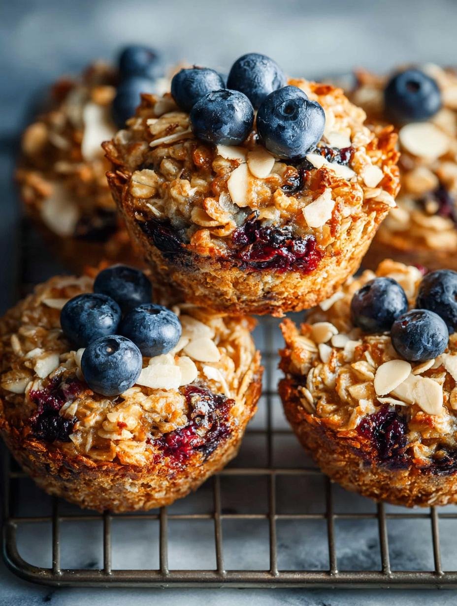 Blueberry Baked Oatmeal Cups: 12 Perfect Morning Delights - Blueberry Baked Oatmeal Cups - additional detail