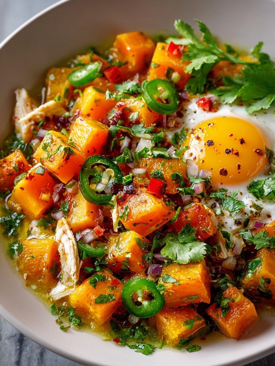 Butternut Squash Green Chili