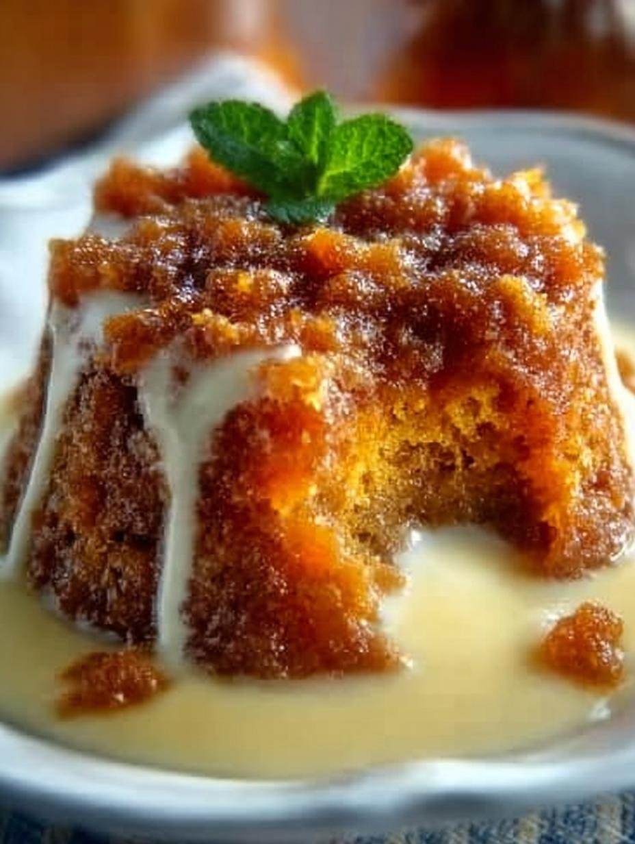 Carrot Pudding with Brown Sugar Sauce: A Delightful Dessert 1 Carrot Pudding with Brown Sugar Sauce: A Delightful Dessert - Carrot Pudding with Brown - main visual representation