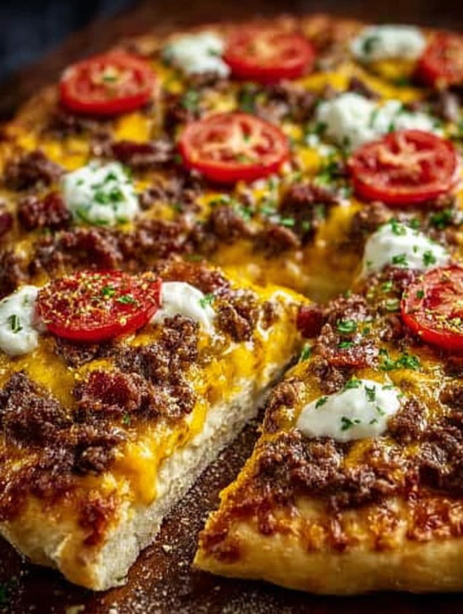 Cheeseburger Pizza Incredible You