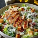 Chicken Caesar Salad with Homemade Croutons for Everyone 3 Chicken Caesar Salad with