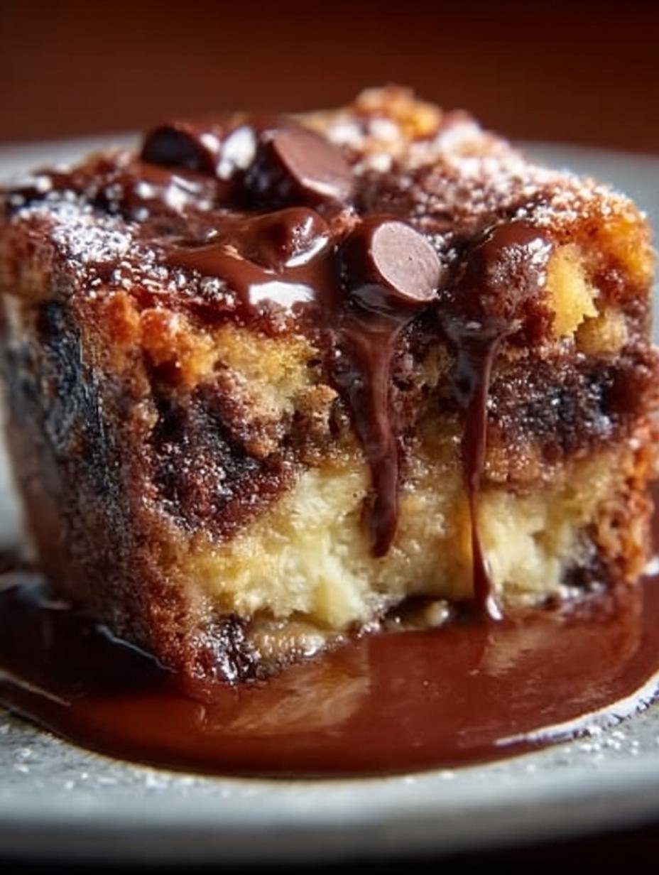 Chocolate Bread Pudding Satisfy