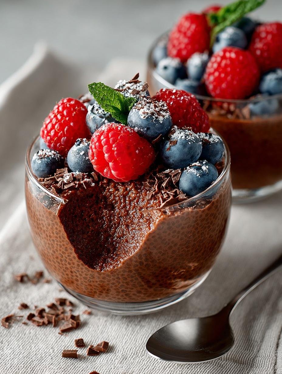 Chocolate Chia Seed Pudding: 7 Reasons to Indulge 2 Chocolate Chia Seed Pudding: 7 Reasons to Indulge - Chocolate Chia Seed Pudding - additional detail