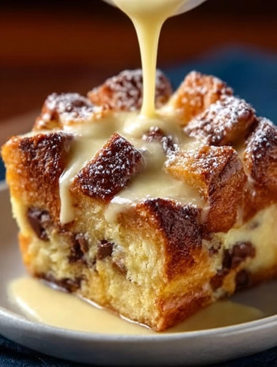 Chocolate Chip Bread Pudding