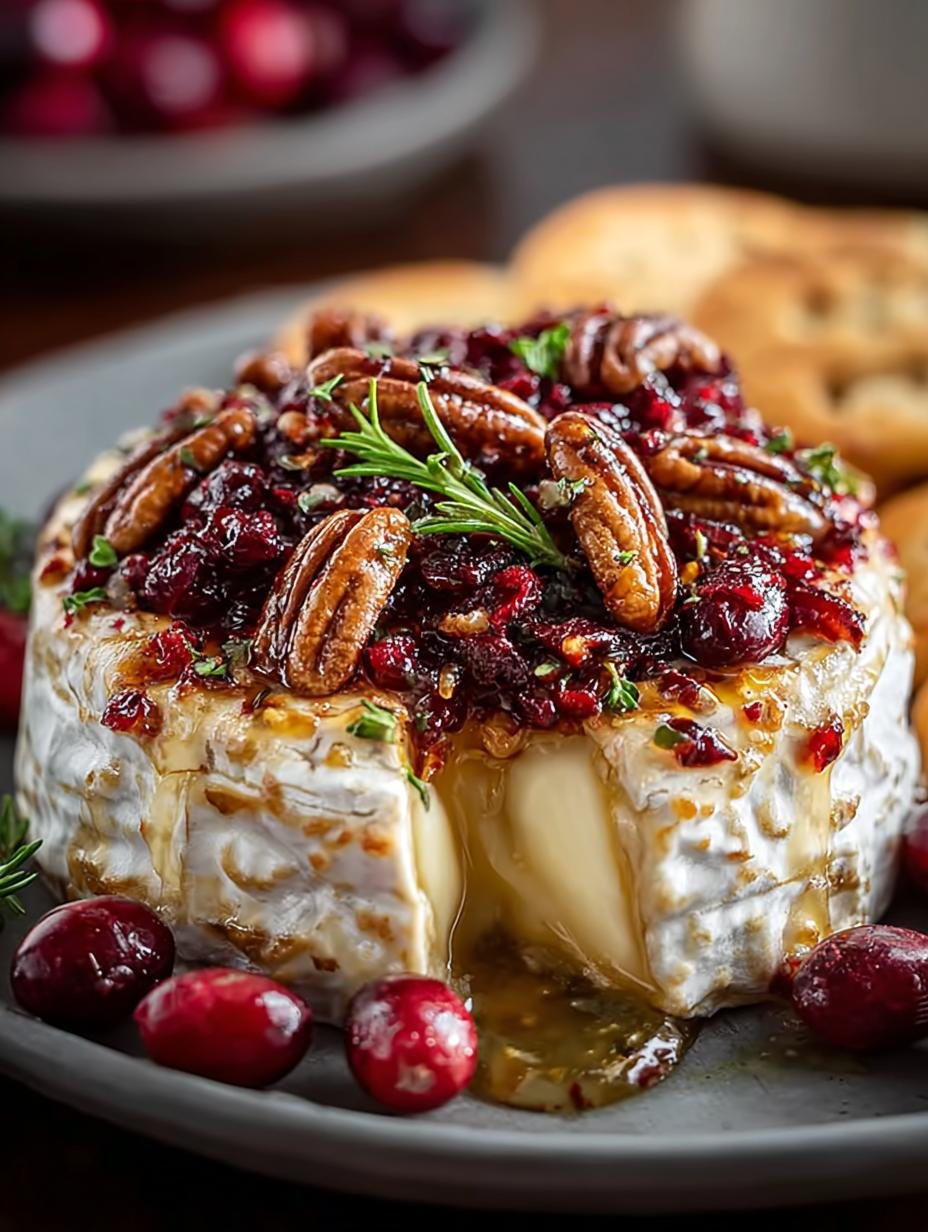 Cranberry Pecan Baked Brie: 5 Irresistible Tips 1 Cranberry Pecan Baked Brie: 5 Irresistible Tips - Cranberry Pecan Baked Brie - main visual representation