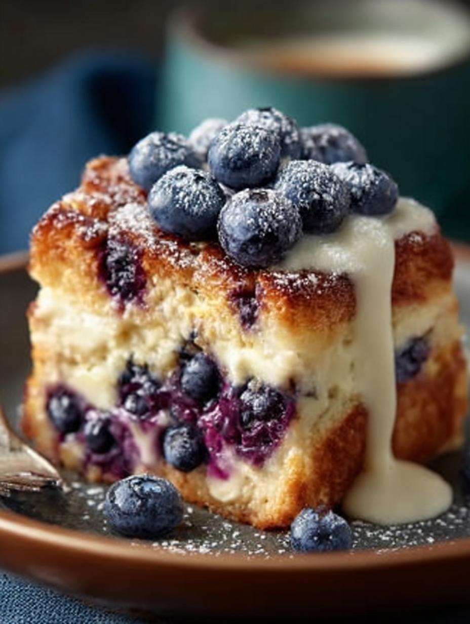 Creamy Blueberry Layered Bread: 12 Indulgent Servings 2 Creamy Blueberry Layered Bread: 12 Indulgent Servings - Creamy Blueberry Layered Bread - additional detail