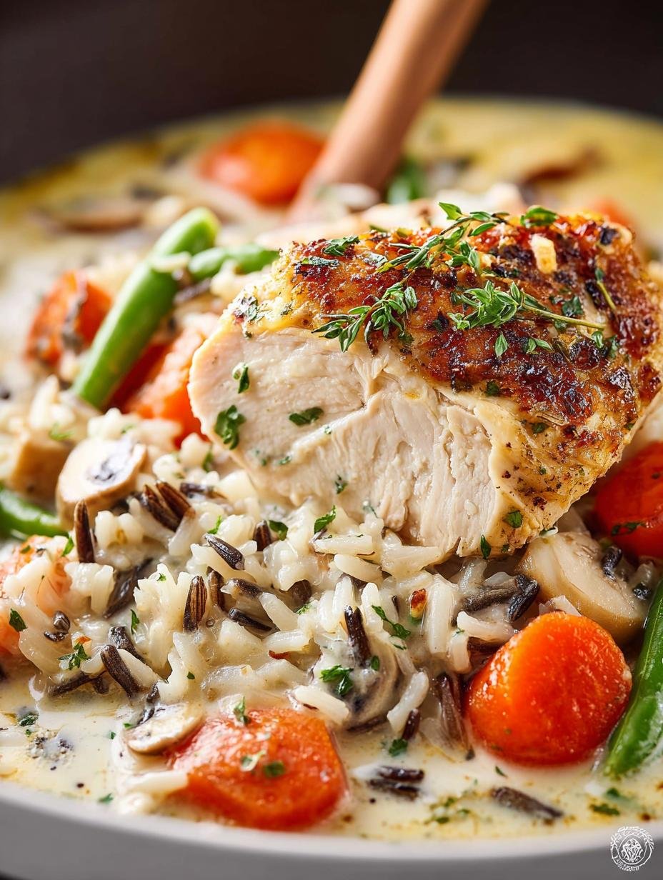 Delicious Creamy Chicken Wild Rice for Cozy Nights - Creamy Chicken Wild Rice - main visual representation