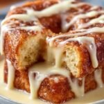 Creamy Eggnog Donut Bread