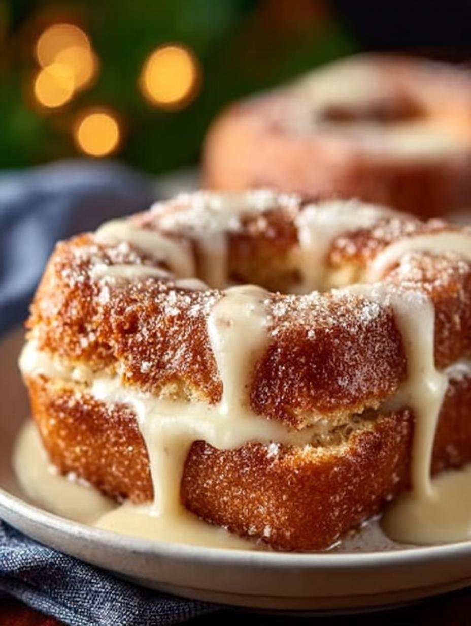 Creamy Eggnog Donut Bread: 5 Irresistible Holiday Recipes - Creamy Eggnog Donut Bread - additional detail