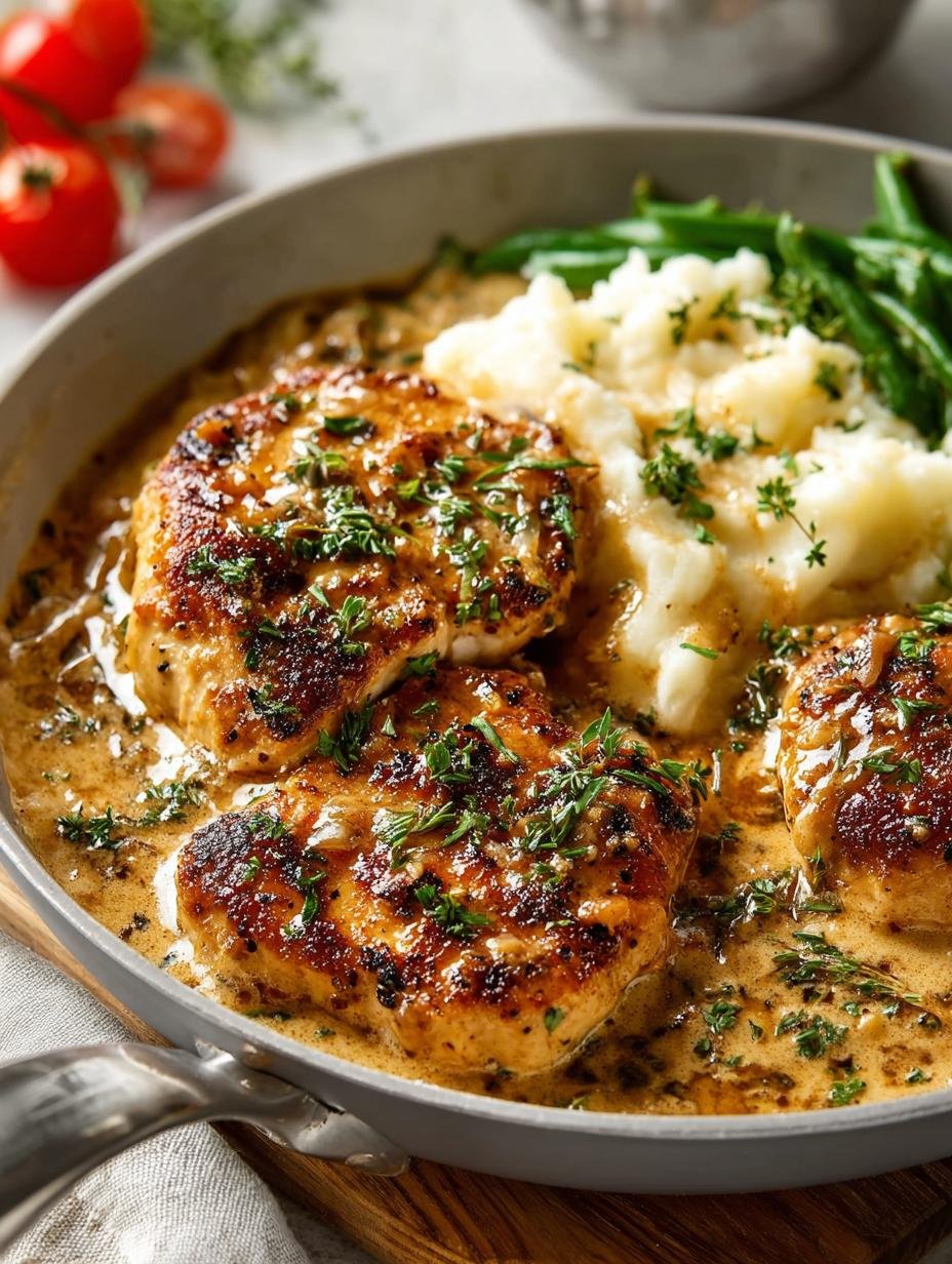 Creamy Garlic Chicken Skillet