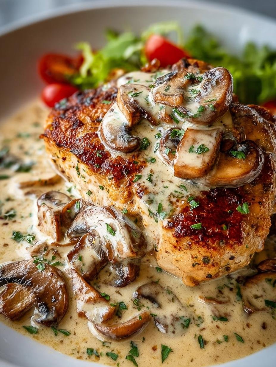 Delicious Creamy Mushroom Chicken Recipe for Comfort 1 Delicious Creamy Mushroom Chicken Recipe for Comfort - Creamy Mushroom Chicken - main visual representation