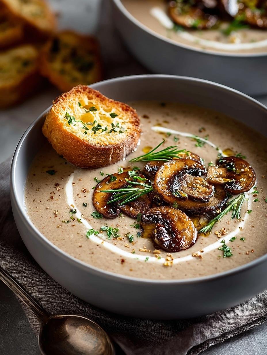 Creamy Mushroom Soup: 7 Steps to Cozy Comfort 1 Creamy Mushroom Soup: 7 Steps to Cozy Comfort - Creamy Mushroom Soup - main visual representation