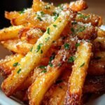 Crispy Garlic Parmesan Fries