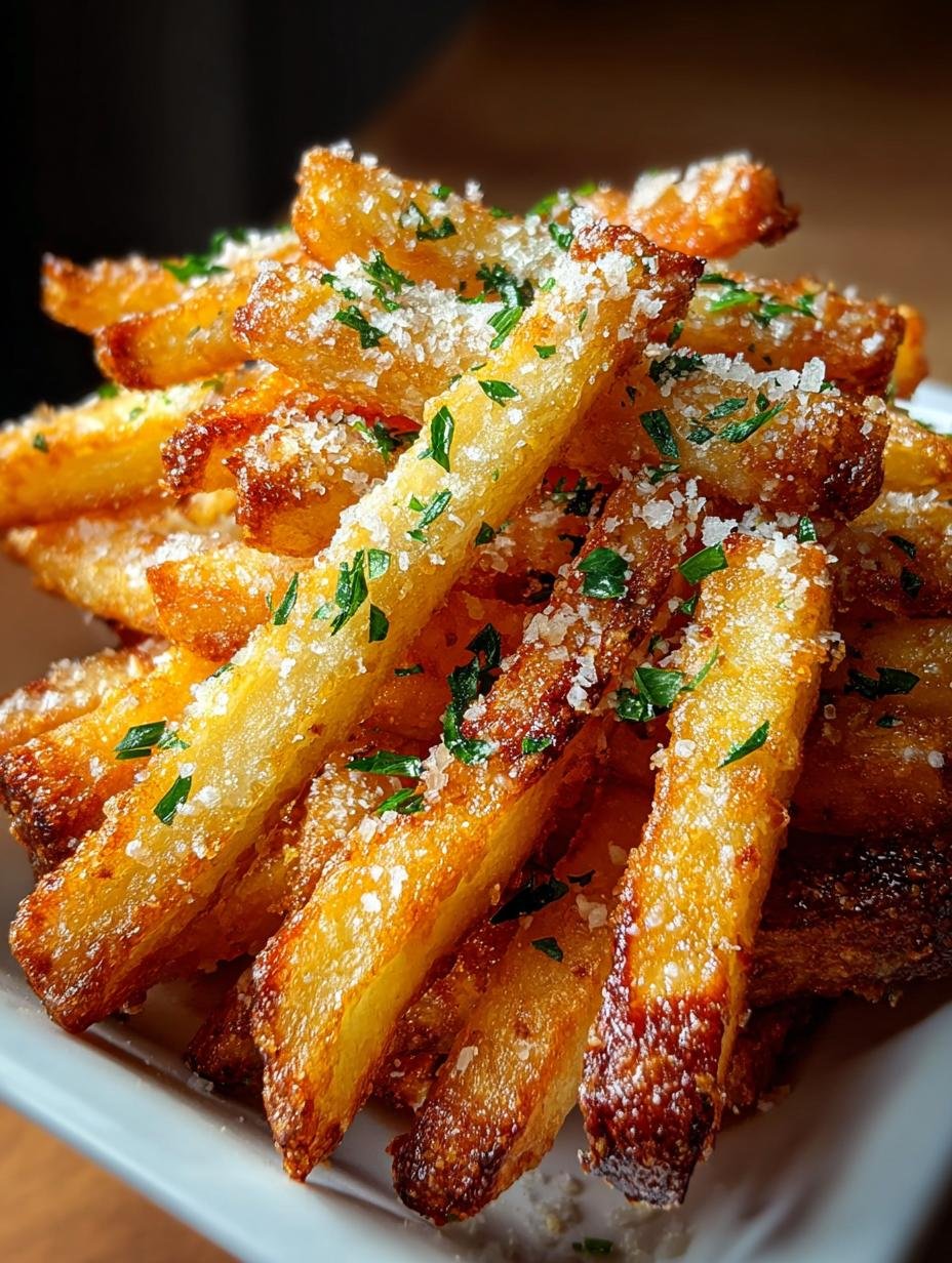 Crispy Garlic Parmesan Fries