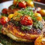 Crunchy Pesto Chicken Thighs
