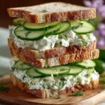 Cucumber Salad Sandwiches