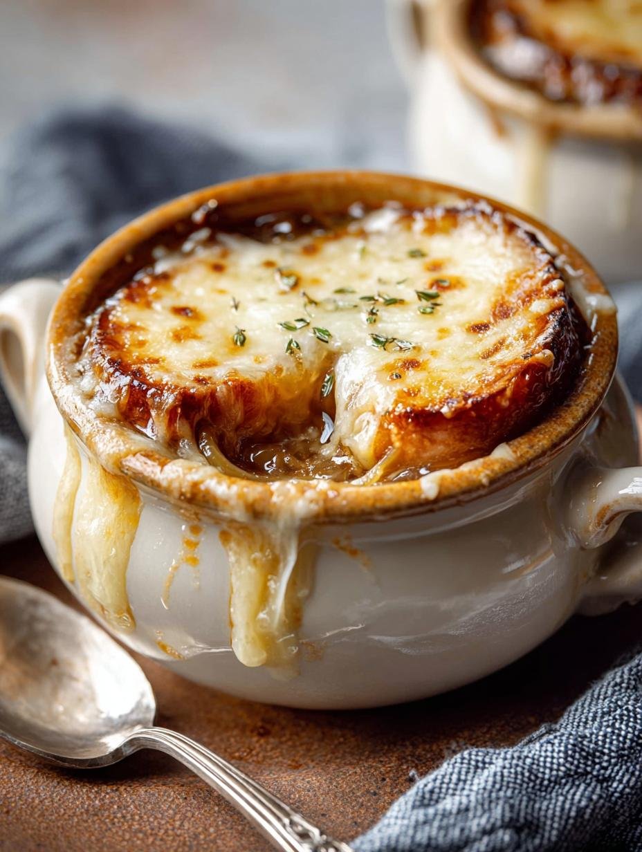 Dinner For Two French: An Elegant Onion Soup Recipe 1 Dinner For Two French: An Elegant Onion Soup Recipe - Dinner For Two French - main visual representation