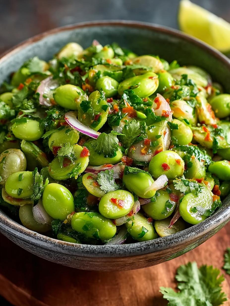 Edamame Salad with Cilantro: 7 Reasons to Love It - Edamame Salad with Cilantro - additional detail