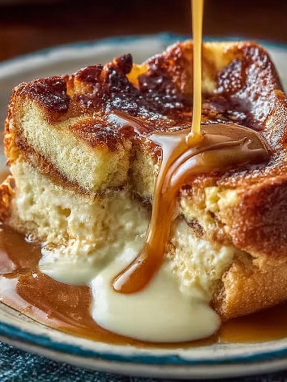 Eggnog Bread Pudding with