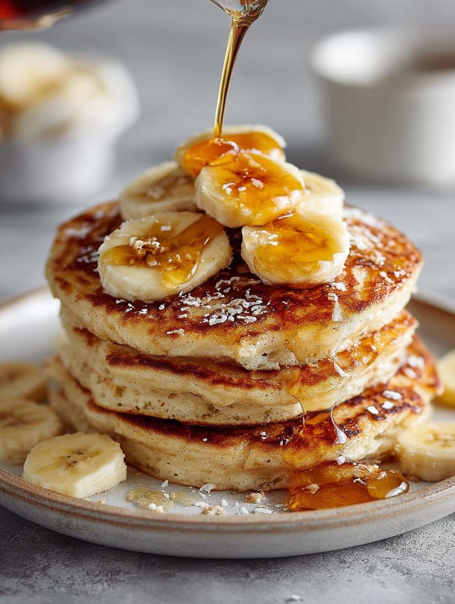 Fluffy Banana Pancakes