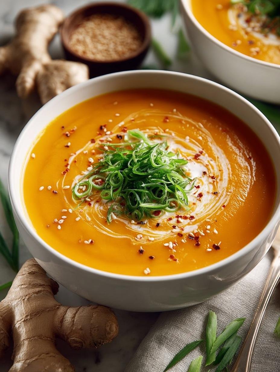 Ginger Sweet Potato Soup: 7 Reasons to Love This Recipe - Ginger Sweet Potato Soup - additional detail