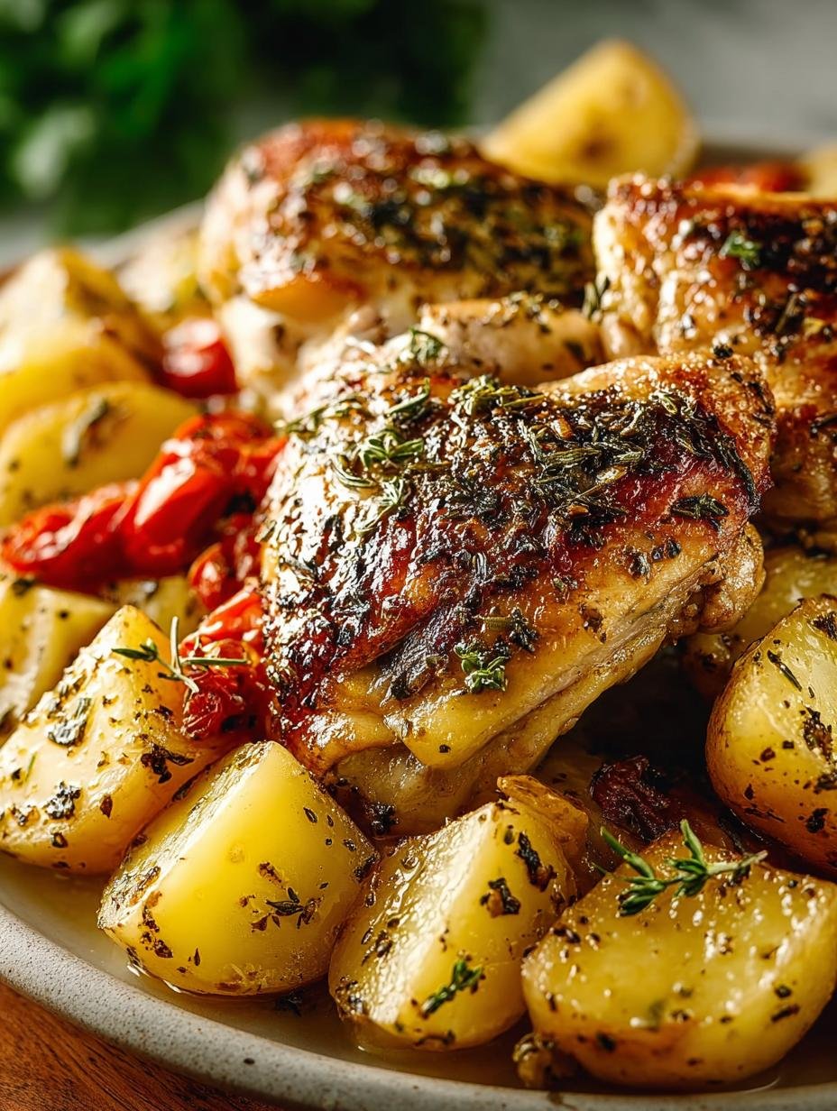 Greek Lemon Chicken Potatoes