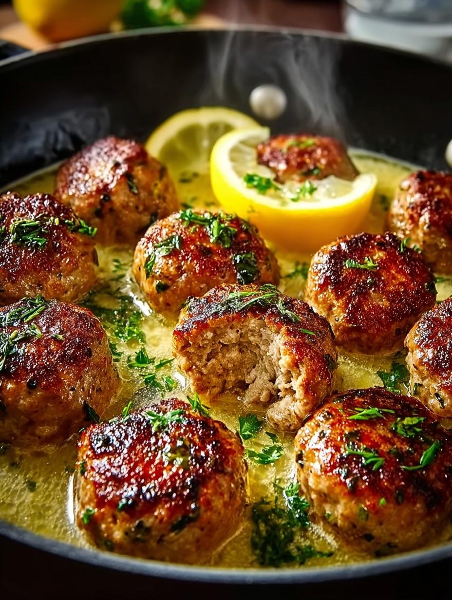 Greek Meatballs Lemon Sauce