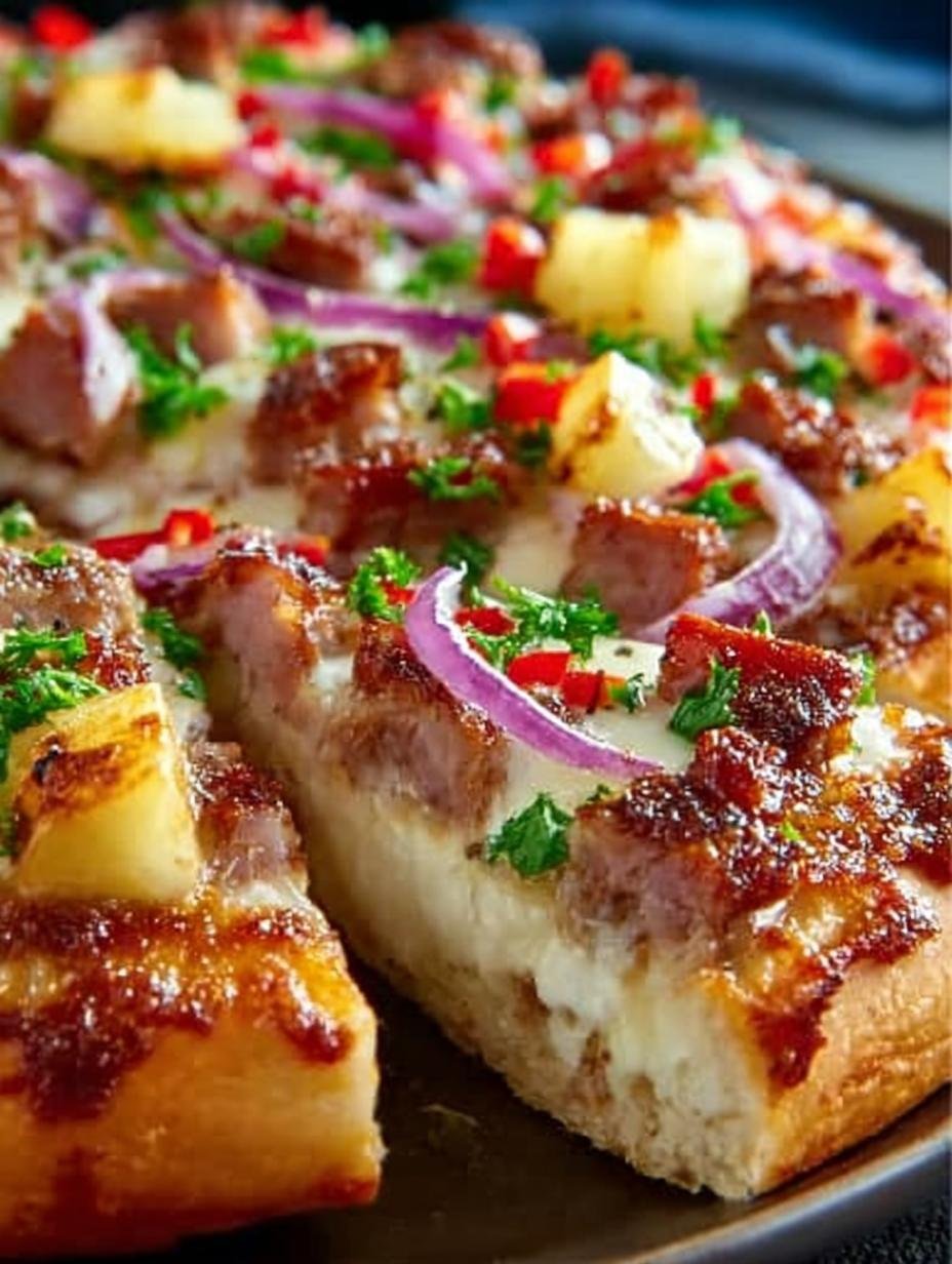 Hawaiian Bbq Pizza You