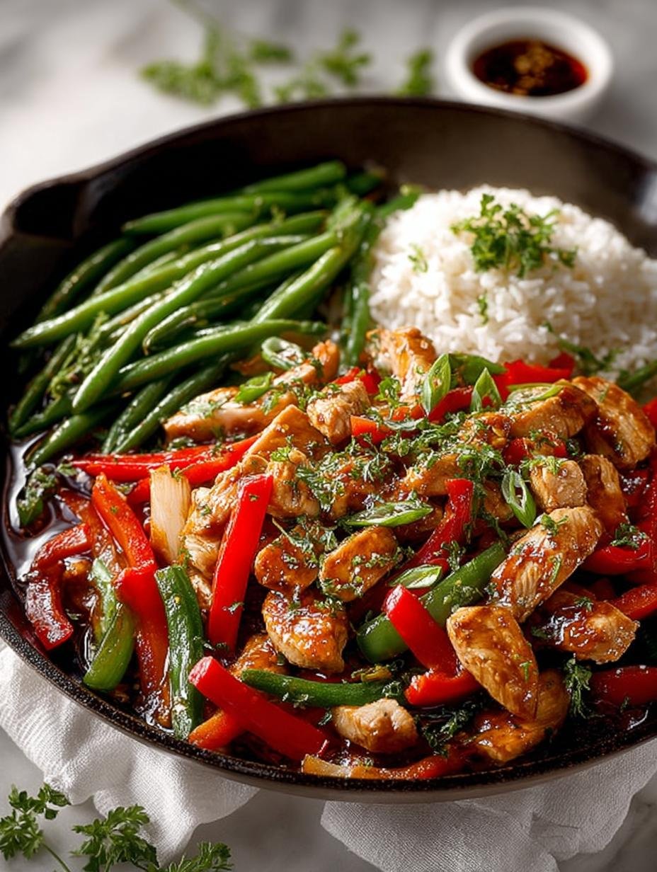 Healthy Orange Chicken Stir