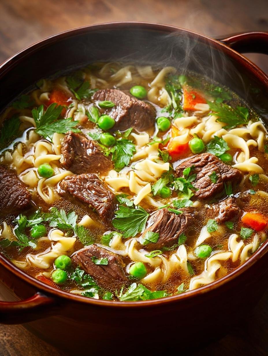 Hearty Beef Noodle Soup: A Cozy Comforting Classic - Hearty Beef Noodle Soup - main visual representation